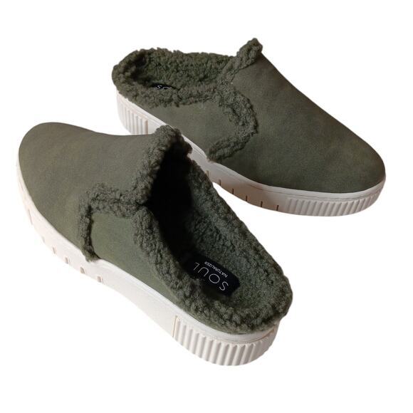 NEW‎ NATURALIZER SOUL Slip On Mules Comfort Shoes Size 9 Green Rubber Sole - Picture 9 of 9